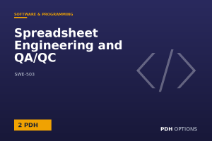 Spreadsheet Engineering and QA/QC — PDH Options course cover