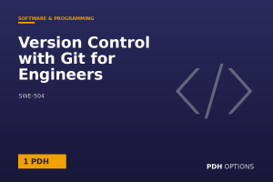 Version Control with Git for Engineers — PDH Options course cover