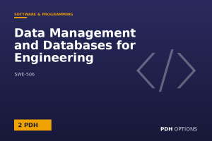 Data Management and Databases for Engineering — PDH Options course cover