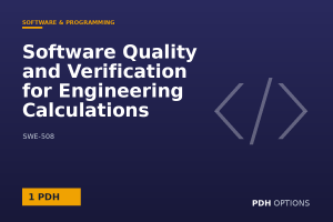 Software Quality and Verification for Engineering Calculations — PDH Options course cover