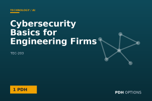 Cybersecurity Basics for Engineering Firms — PDH Options course cover