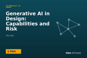 Generative AI in Design: Capabilities and Risk — PDH Options course cover