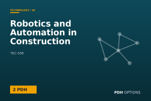 Robotics and Automation in Construction — PDH Options course cover
