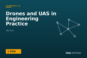 Drones and UAS in Engineering Practice — PDH Options course cover