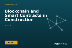 Blockchain and Smart Contracts in Construction — PDH Options course cover