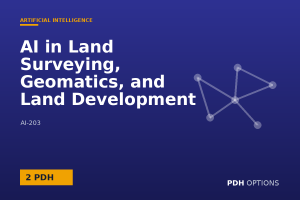 AI in Land Surveying, Geomatics, and Land Development — PDH Options course cover