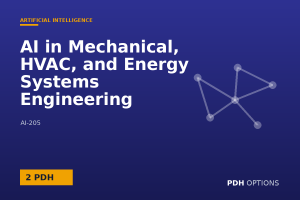 AI in Mechanical, HVAC, and Energy Systems Engineering — PDH Options course cover