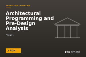 Architectural Programming and Pre-Design Analysis — PDH Options course cover