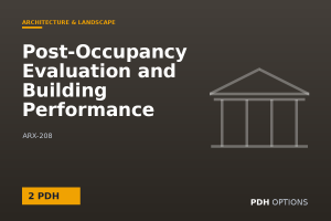 Post-Occupancy Evaluation and Building Performance Assessment — PDH Options course cover