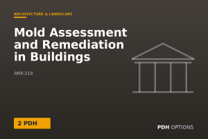 Mold Assessment and Remediation in Buildings — PDH Options course cover
