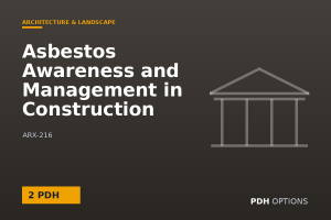 Asbestos Awareness and Management in Construction — PDH Options course cover