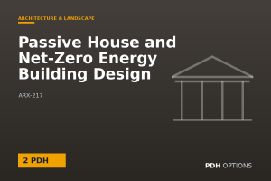 Passive House and Net-Zero Energy Building Design — PDH Options course cover