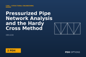 Pressurized Pipe Network Analysis and the Hardy Cross Method — PDH Options course cover