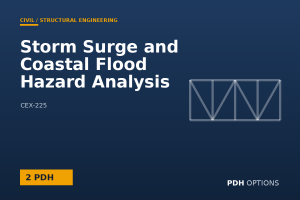 Storm Surge and Coastal Flood Hazard Analysis — PDH Options course cover