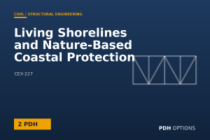 Living Shorelines and Nature-Based Coastal Protection — PDH Options course cover