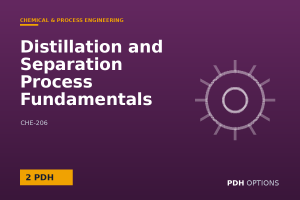 Distillation and Separation Process Fundamentals — PDH Options course cover