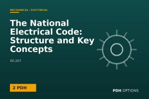 The National Electrical Code: Structure and Key Concepts — PDH Options course cover