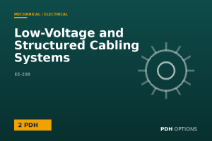 Low-Voltage and Structured Cabling Systems — PDH Options course cover