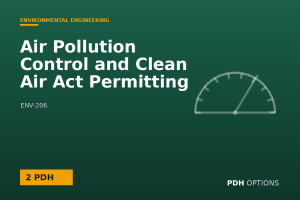 Air Pollution Control and Clean Air Act Permitting — PDH Options course cover