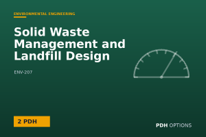 Solid Waste Management and Landfill Design — PDH Options course cover