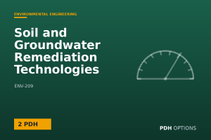 Soil and Groundwater Remediation Technologies — PDH Options course cover