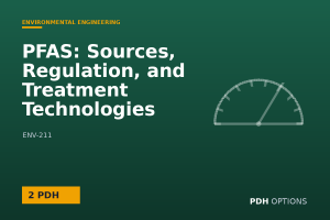 PFAS: Sources, Regulation, and Treatment Technologies — PDH Options course cover