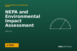 NEPA and Environmental Impact Assessment — PDH Options course cover