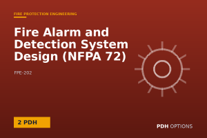 Fire Alarm and Detection System Design (NFPA 72) — PDH Options course cover