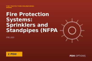 Fire Protection Systems: Sprinklers and Standpipes (NFPA 13/14) — PDH Options course cover