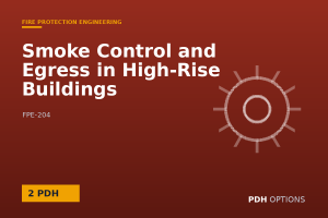 Smoke Control and Egress in High-Rise Buildings — PDH Options course cover