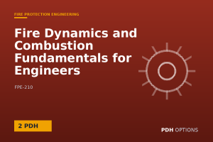 Fire Dynamics and Combustion Fundamentals for Engineers — PDH Options course cover