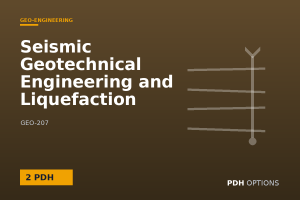 Seismic Geotechnical Engineering and Liquefaction — PDH Options course cover