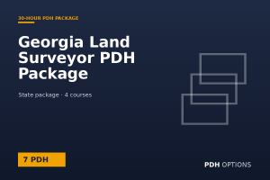 Georgia Land Surveyor PDH Package (7 PDH) — PDH Options state package cover