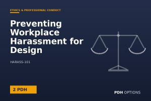 Preventing Workplace Harassment for Design Professionals — PDH Options course cover