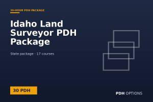 Idaho Land Surveyor PDH Package (30 PDH) — PDH Options state package cover
