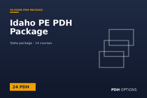 Idaho PE PDH Package (24 PDH) — PDH Options state package cover