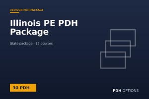 Illinois PE PDH Package (30 PDH) — PDH Options state package cover