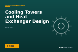 Cooling Towers and Heat Exchanger Design — PDH Options course cover