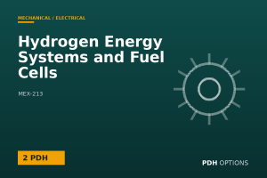 Hydrogen Energy Systems and Fuel Cells — PDH Options course cover