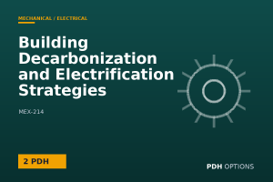 Building Decarbonization and Electrification Strategies — PDH Options course cover