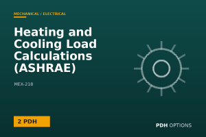 Heating and Cooling Load Calculations (ASHRAE) — PDH Options course cover
