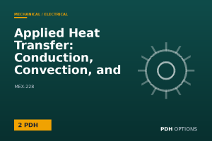 Applied Heat Transfer: Conduction, Convection, and Radiation — PDH Options course cover