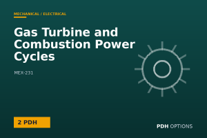 Gas Turbine and Combustion Power Cycles — PDH Options course cover