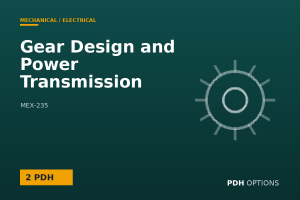 Gear Design and Power Transmission — PDH Options course cover