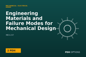 Engineering Materials and Failure Modes for Mechanical Design — PDH Options course cover