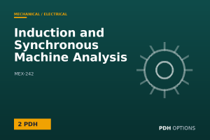Induction and Synchronous Machine Analysis — PDH Options course cover