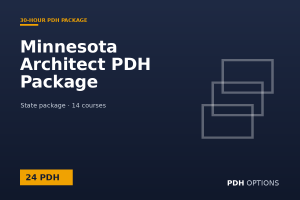 Minnesota Architect PDH Package (24 PDH) — PDH Options state package cover