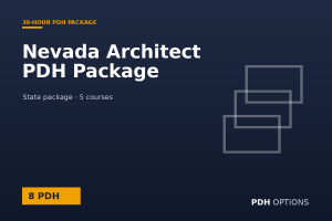 Nevada Architect PDH Package (8 PDH) — PDH Options state package cover