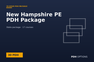 New Hampshire PE PDH Package (30 PDH) — PDH Options state package cover