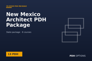 New Mexico Architect PDH Package (13 PDH) — PDH Options state package cover